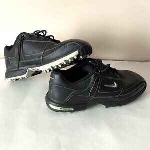 Nike Air Power Channel Men's Black Golf Golfing Shoes Size US 7.5 W Activewear